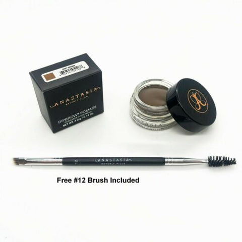 Anastasia Beverly Hills Dipbrow Pomade Eyebrow and Free #12 Brushs