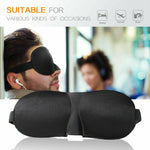 Hot Sale Travel 3D Eye Mask Sleep Soft Padded Shade Cover Sleeping Blindfold