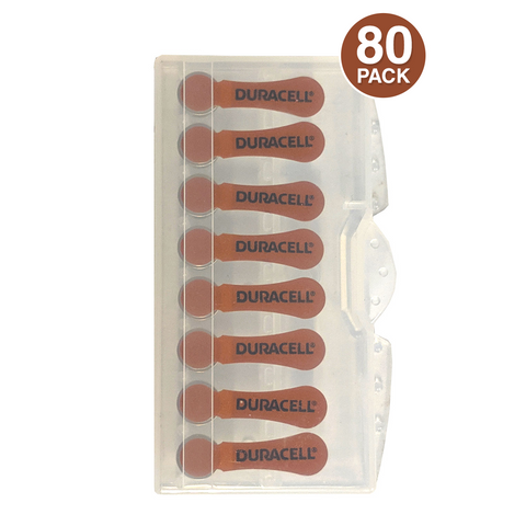 Duracell Size 312 Hearing Aid Battery, 10 x 8 Packs Closeout Sale (80 Batteries)