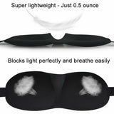 Hot Sale Travel 3D Eye Mask Sleep Soft Padded Shade Cover Sleeping Blindfold